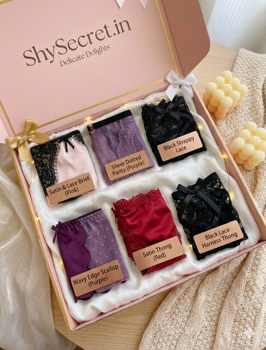 ShySecret Luxe 6-Piece Soft Panty Collection
