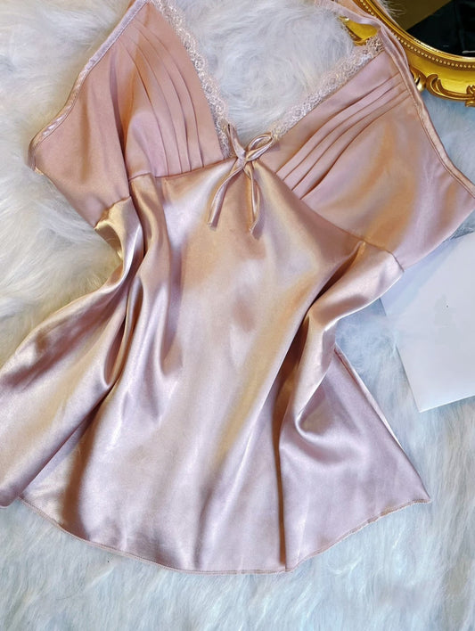 Blush Whisper Satin Camisole