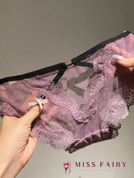 Twilight Plum Edition | 6-Piece Lace & Mesh Panty Gift Set