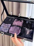 Mystic Plum Lace Tease – Cheeky Gift Box Panty