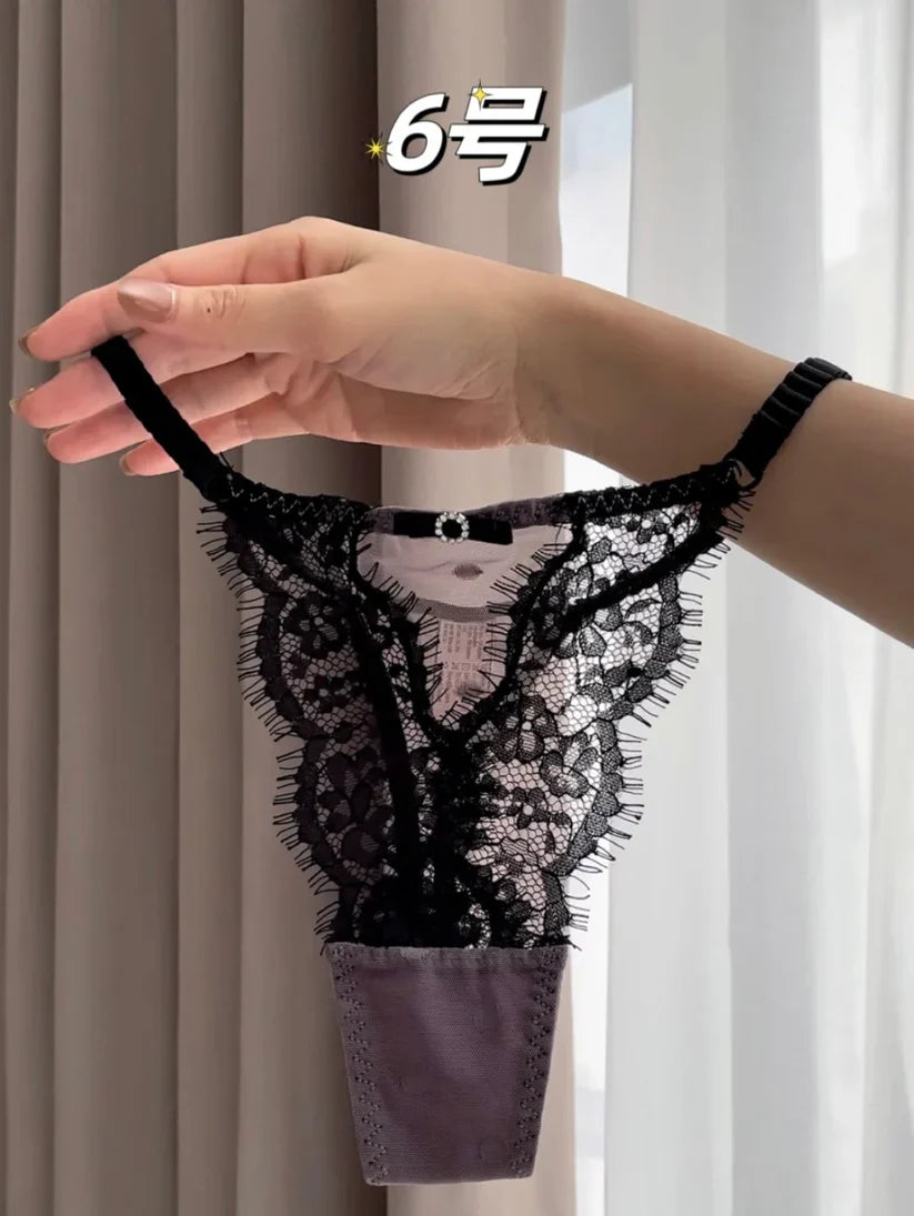 Mystic Plum Lace Tease – Cheeky Gift Box Panty