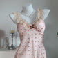 Cherry Blush Ruffle Nightdress