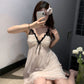 Vanilla Noir Lace Nightdress