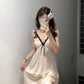 Vanilla Noir Lace Nightdress