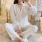 velvet Luxe Lace Pajama Set