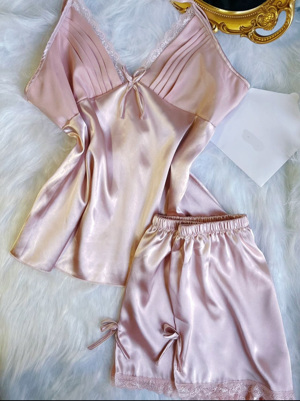 Blush Whisper Satin Camisole