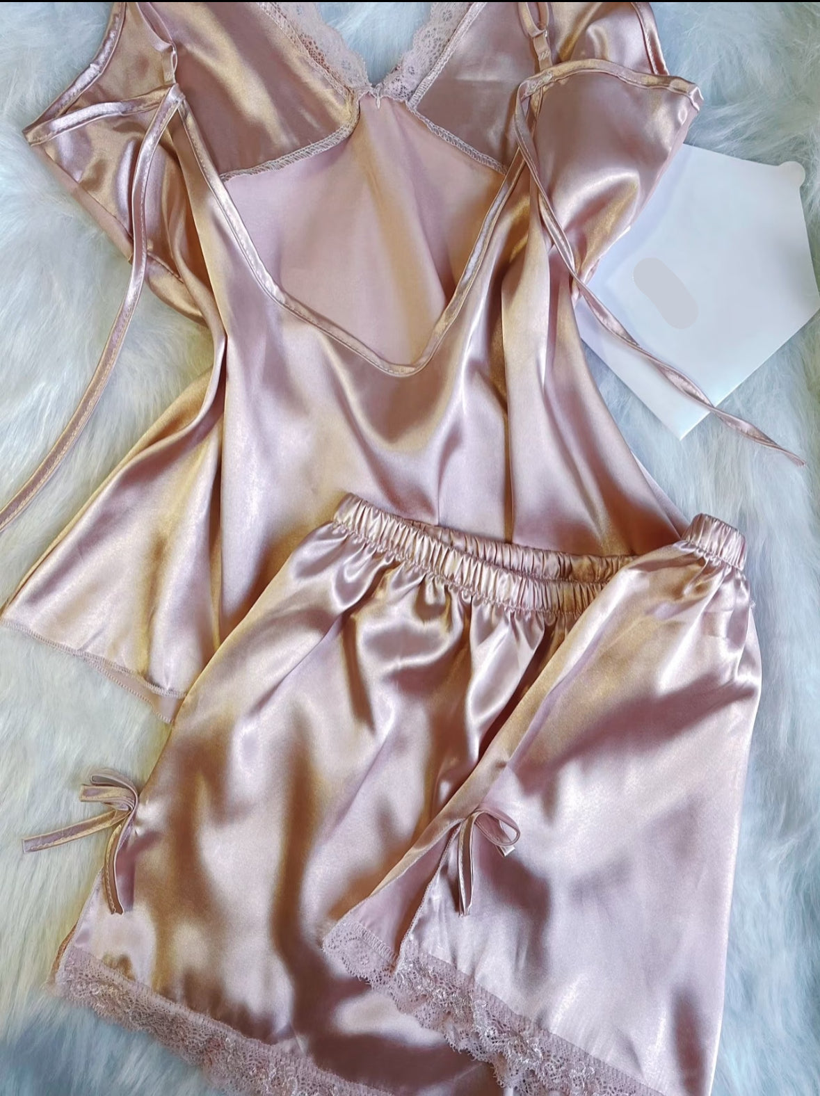 Blush Whisper Satin Camisole