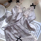 Midnight Orchid Lace Set