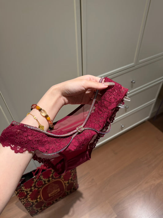 Ruby Romance Lace Brief ( Set of 3 )