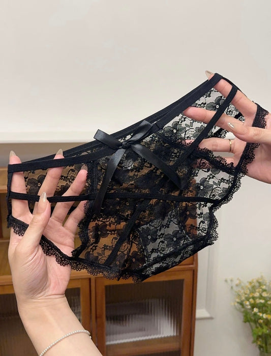 Noir Enchantress Lace Brief